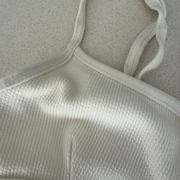Ribbed V Wired Cami Bikini Top - Picture 6 of 9